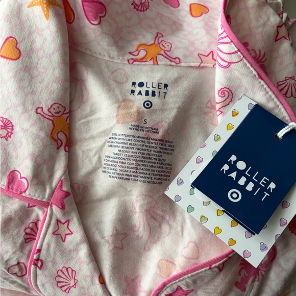 Roller Rabbit Pink Pajama Set - Picture 2 of 3